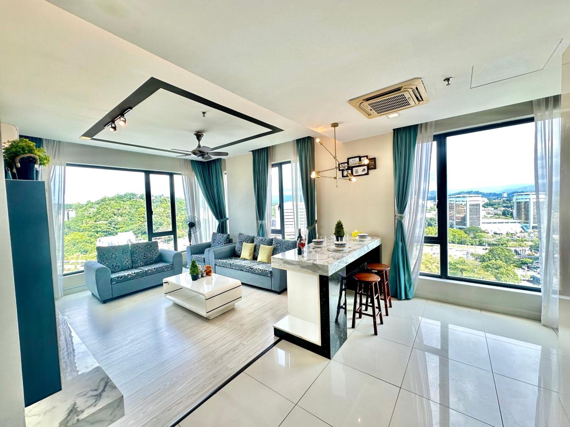 Cozy Living Sky Apartment Kota Kinabalu Buitenkant foto